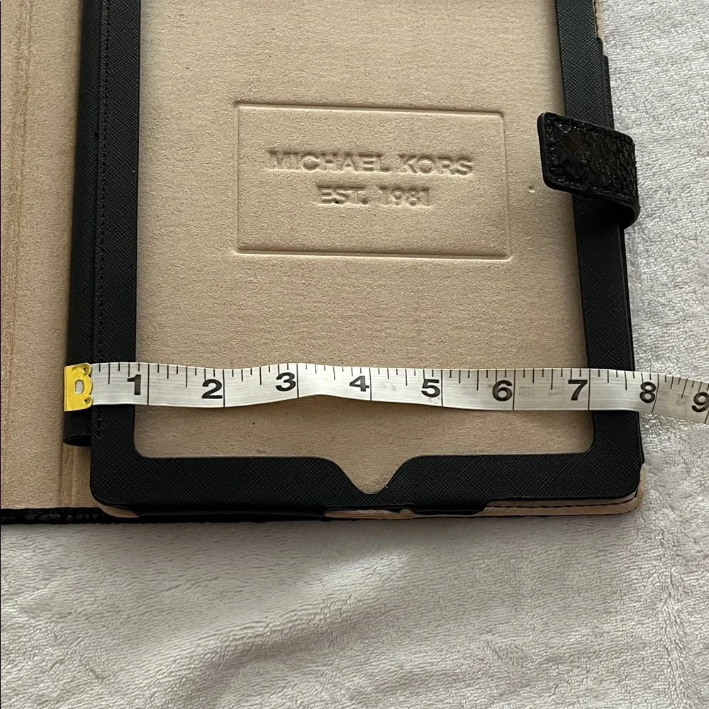 Michael Kors Black Embossed Tablet Cover bin 34